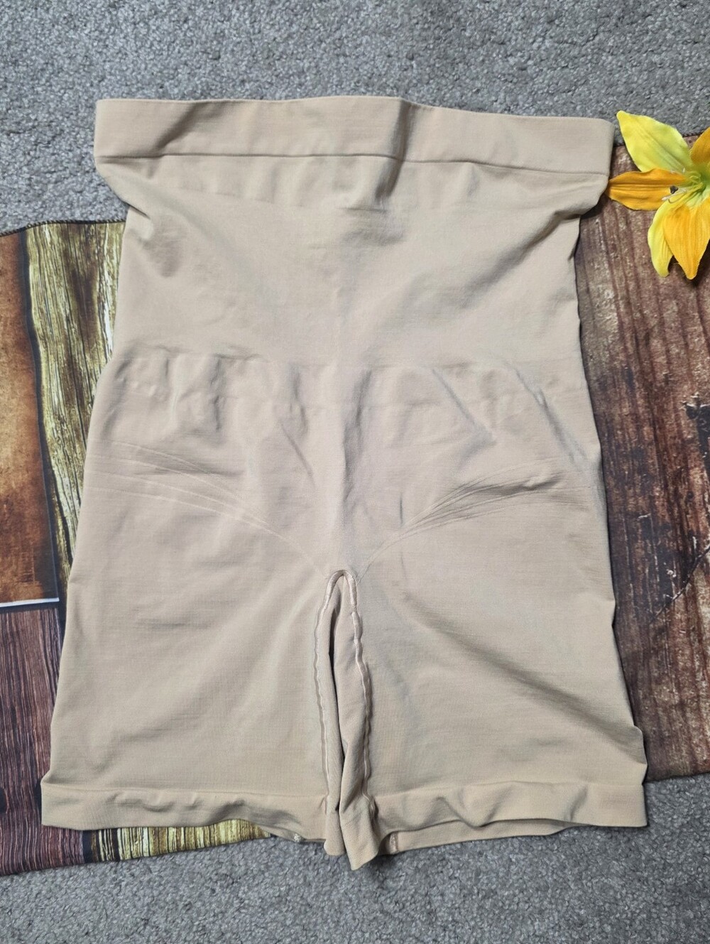 Control It Shapewear High Waist Tummy Control Beige Size XL